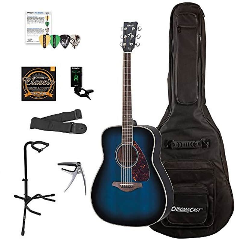 Yamaha FG720S OBB-KIT-1 Acoustic Guitar Kit with ChromaCast Gig