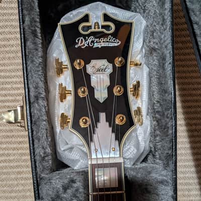 D'Angelico Excel EX-59 Hollow Body Single Cutaway with Stairstep Tailpiece 2010s - Midnight Matte image 7