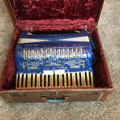 Silvio Soprani Accordion 1960s Blue image 1