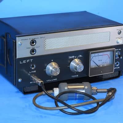 AKAI M-8 Tube Microphone Preamp from tape machine - ReCapped, Restored / in custom case - second of stereo pair image 3