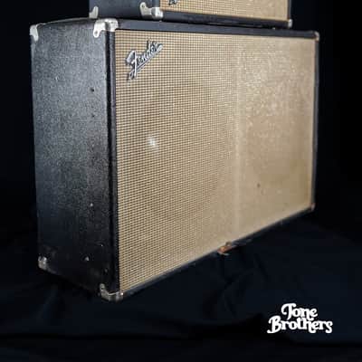 1-Owner, All Original! 1965 Fender Showman (with rare 2x15 JBL Cab!) image 2