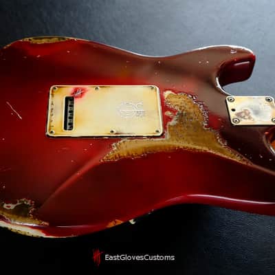 Fender Stratocaster Wild Red Cherry 40th Anniversary Aged Relic Made in USA image 6