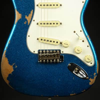 2023 - Fender Custom Shop 1967 Stratocaster Heavy Relic - Blue Sparkle image 2
