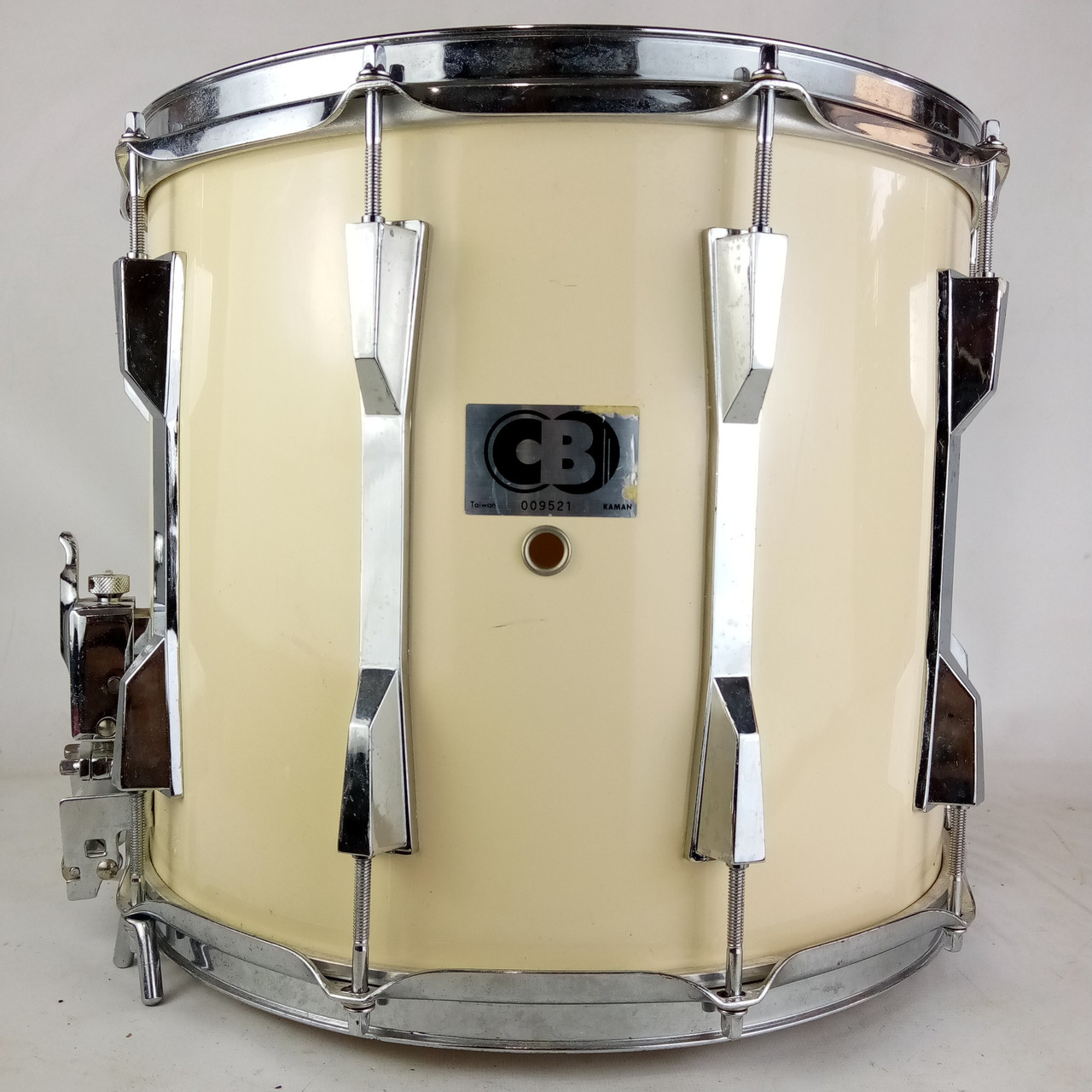 CB Drums 12x14" 8Ply 10Lug CB700 Parade Snare Drum Piano White Wrap - 3660 Kaman — main photograph