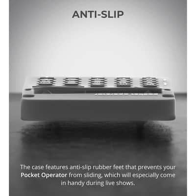 teenage engineering CA-X Silicone Pro Case for Pocket Operator PO-32 (Black) image 6