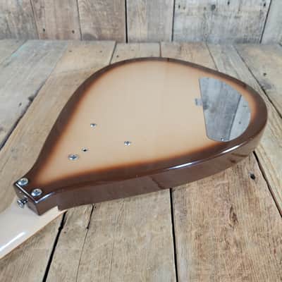 Danelectro Bellzouki 12 String Teardrop 1960s w/ Gig Bag - Brown Burst image 16