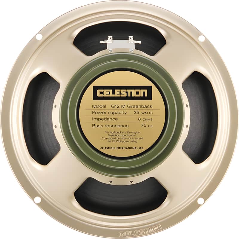 CELESTION G12M Greenback 12" 25W 16ohm image 1