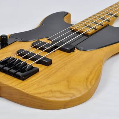 Schecter Model-T Session LH bass in Aged Natural Satin image 4