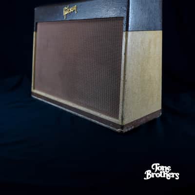 RARE! 1957 Gibson GA-55V Twin Amp (Two-Tone) image 3