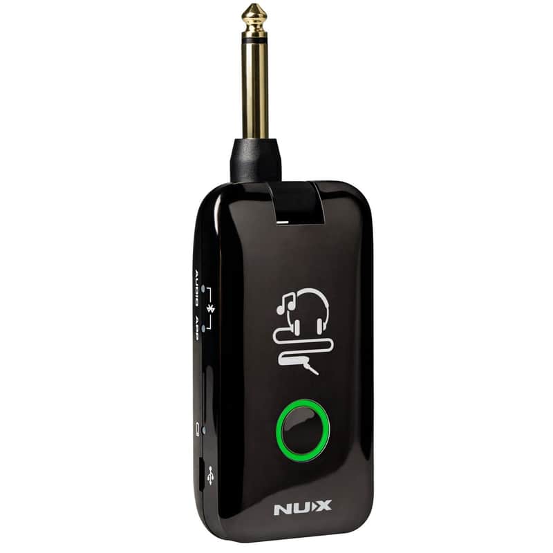 Nux Mighty Plug MP-2 Guitar and Bass Modeling Earphone Amplug with Bluetooth image 1