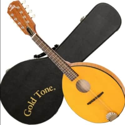 Gold Tone GM-10 Solid Spruce Top Mahogany Neck Frypan 8-String Mandolin w/ Hard Case, Free Shipping image 1
