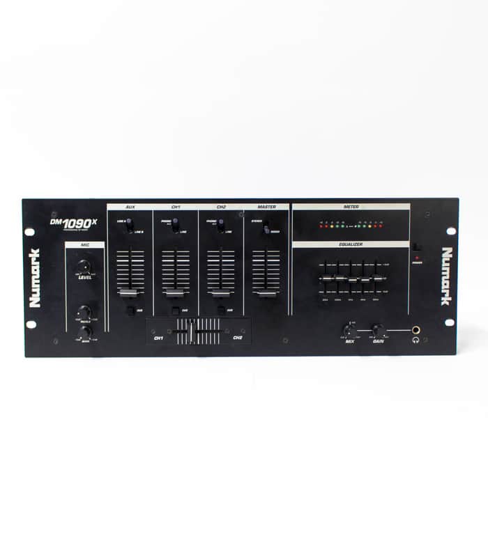 Numark DM1090X Studio Series DJ Mixer Rack with 6 Line, 2 Phono, 1 Mic Input image 1