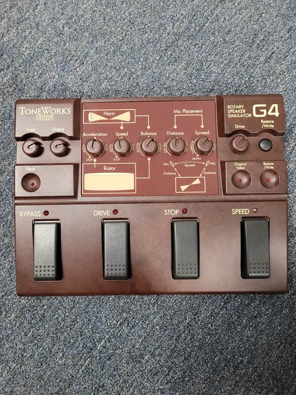 Korg ToneWorks G4 Rotary Speaker Simulator - Brown image 1