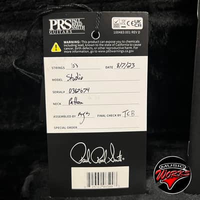 Prs Paul Reed Smith   Core Studio Eriza Verde image 10