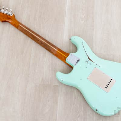 Fender Custom Shop 1956 Stratocaster Roasted Relic Aged Surf Green w/ Fat '60s Pickups image 11