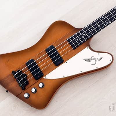 1999 Gibson Thunderbird IV Limited Edition Neck Through Bass Natural Burst w/ Case image 1