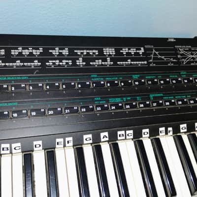 Yamaha DX7IID 16-Voice Synthesizer 1986 - 1989 - Black image 4