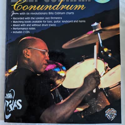 Ultimate Play-Along Billy Cobham Conundrum Drum Trax CD Sheet Music Book image 1
