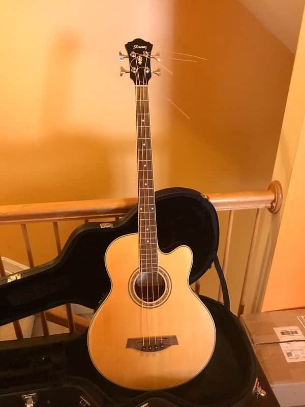 Ibanez AEB10E-NT 2011 Acoustic Electric Bass image 1