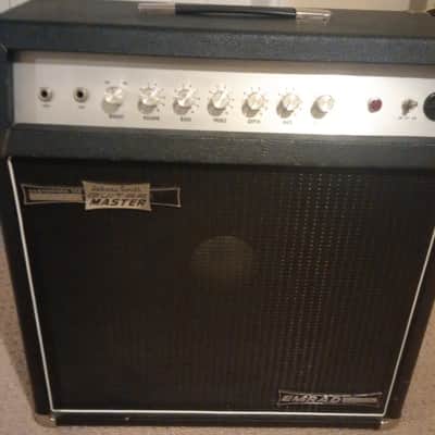 EMRAD Johnny Smith Master Amp, 70s Black & Silver image 2