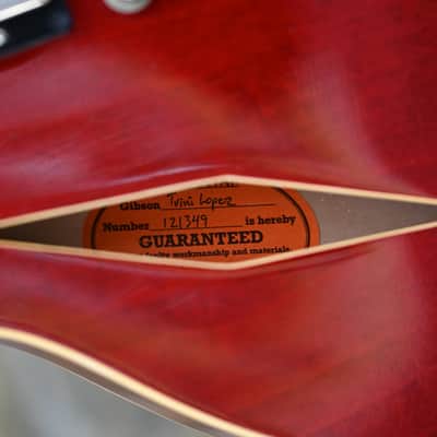 Gibson 1964 Trini Lopez Standard Murphy Lab Ultra light Aging - Cherry image 7