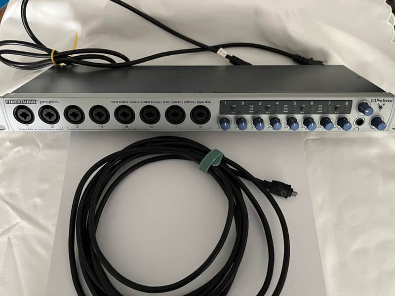PreSonus Firestudio Project Firewire Audio Interface 2010s - Silver image 1