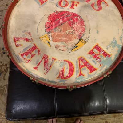 Slingerland Bass w/ calfskin painted heads 1930-1940’s image 7