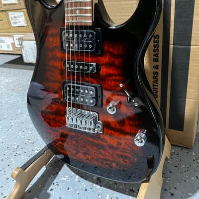 Ibanez Gio GRX70QA Electric Guitar - Sunburst image 3