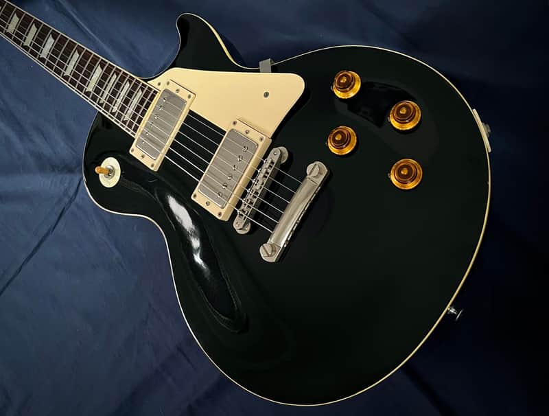 Burny RLG 59 VH-1 PU The Revival 1988~1994 BLK Les Paul Std. FERNANDES MIJ Japan vintage image 1