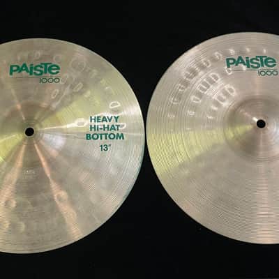 Paiste 1000 13" Hi-Hat Cymbals (Pair) image 1
