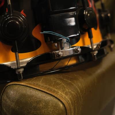 DW 14x5 Collector's Exotic Graphic Flame Snare image 4