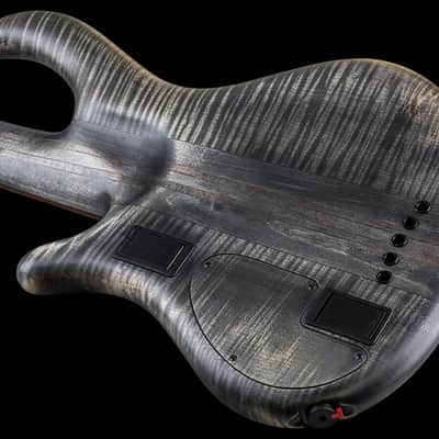 Mayones Patriot MR Fretless 5 Antique Black Snakewood Fingerboard image 7