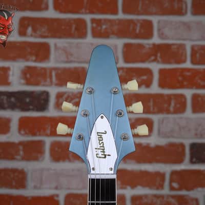 Gibson Custom Shop Made to Measure 1967 Flying V Demo Shop Bahama Blue VOS 2025 w/OHSC image 9