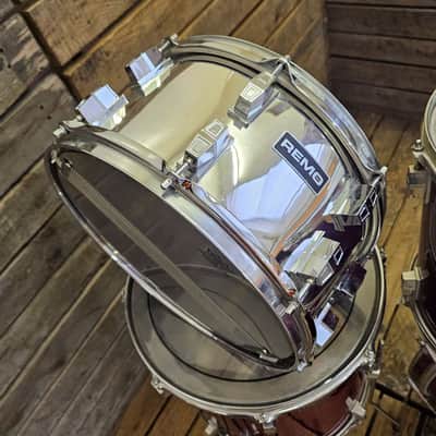 Drum Kit Remo Quadura Acousticon Includes Snare, Red USED! RKMRT160625 image 7