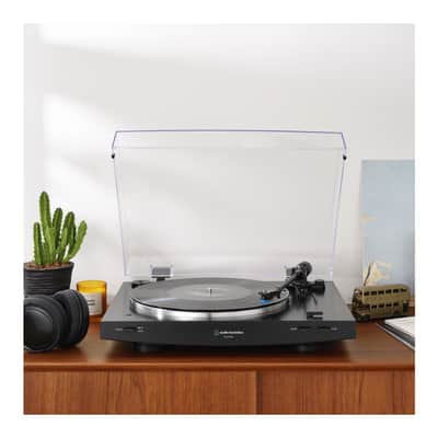 Audio Technica AT-LP3XBT Automatic Wireless Belt-Drive Turntable (Black) Bundle image 8