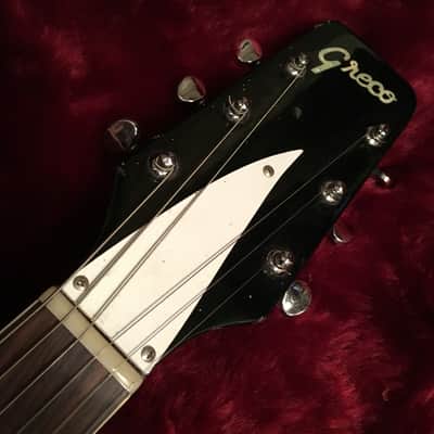 c.1969 Greco (Fujigen) ER-180 Semi-Hollow Guitar MIJ Vintage Dark Green image 4