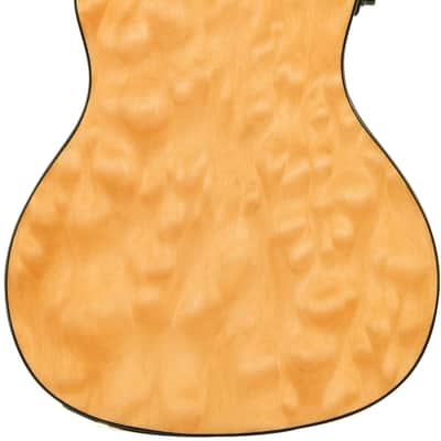 Lanikai QM-NACEC Quilted Maple Acoustic-Electric Concert Ukulele with Foam Case image 2