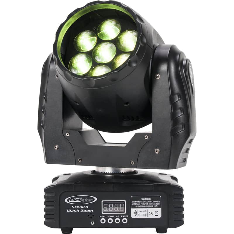 Eliminator Lighting Stealth Wash Zoom RGBW LED Moving Head image 1