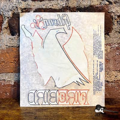 Gibson Bicentennial Thunderbird Pickguard & Bicentennial Firebird Iron-On Decal (1976 - Red, White & Blue) image 5