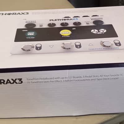 TC Electronic Plethora X3 TonePrint Multi-Effects Pedalboard 2021 - Present - White image 5