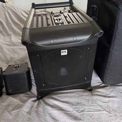 HK Audio Lucas Nano 300 Compact Stereo PA System with 3-Channel Mixer 2010s - Black image 8