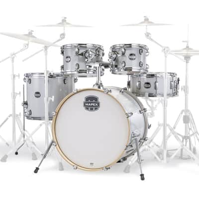 Mapex Mars Birch Drum Kit Rock Shell Set, Diamond Sparkle MA529SF-DT image 2