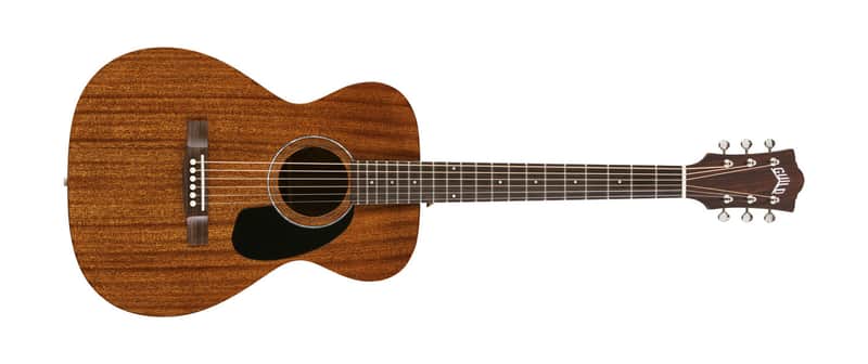 Guild Westerly Collection M-120L Left-Handed Solid African Mahogany Natural image 1