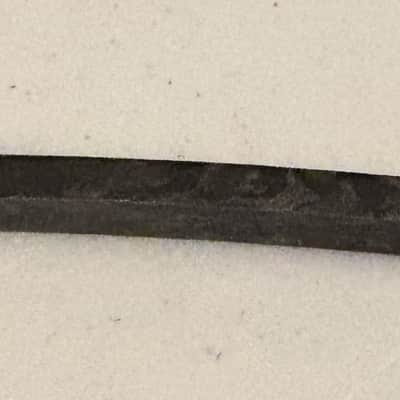 Fender New Old Stock Black Nut Blank 9.5" Radius 2.023" Wide 90s - Black image 1