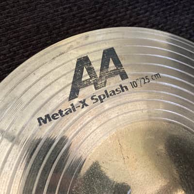 Sabian 10" AA Metal-X Splash Cymbal 2006 - 2010 - Brilliant image 2