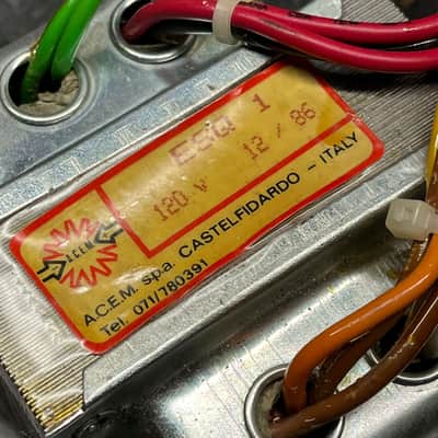 ORIGINAL Ensoniq Power Transformer for Ensoniq ESQ-1 w/ PSU PCB 4001005601 image 2