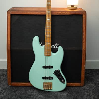 Fender Jazz Bass 1975/76 - Sea Foam Green MOD image 1