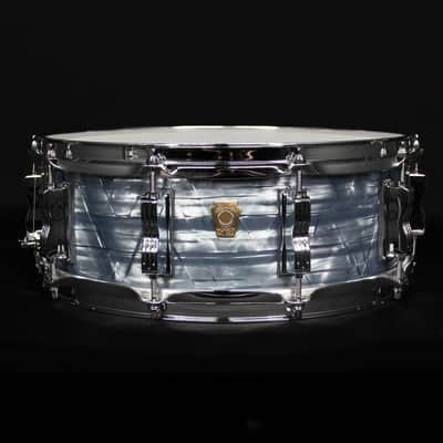 Ludwig 14" x 5" Classic Maple Snare Drum, Sky Blue Pearl image 1
