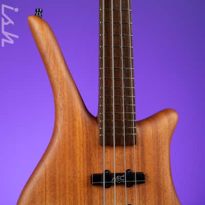 Ish x Warwick Dolphin SN TCS Custom Shop Endangered Species 4-String Bass Wenge Fretboard image 3