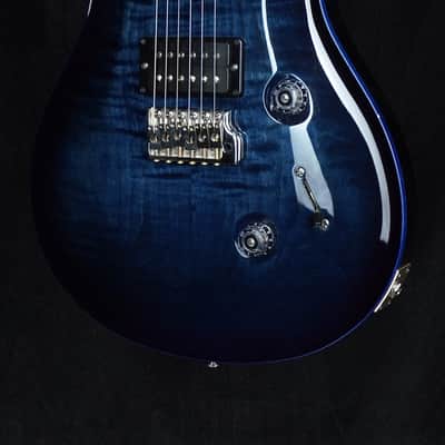 Preowned 2017 PRS Custom 24 - Dark Blue Smokeburst w/ Stained Binding image 2